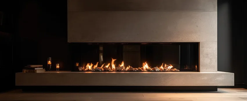 Gas Fireplace Ember Bed Design Services in Fair Oaks, California