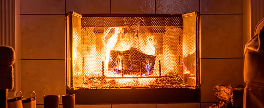 Mendota Hearth Landscape Fireplace Installation in Fair Oaks, California