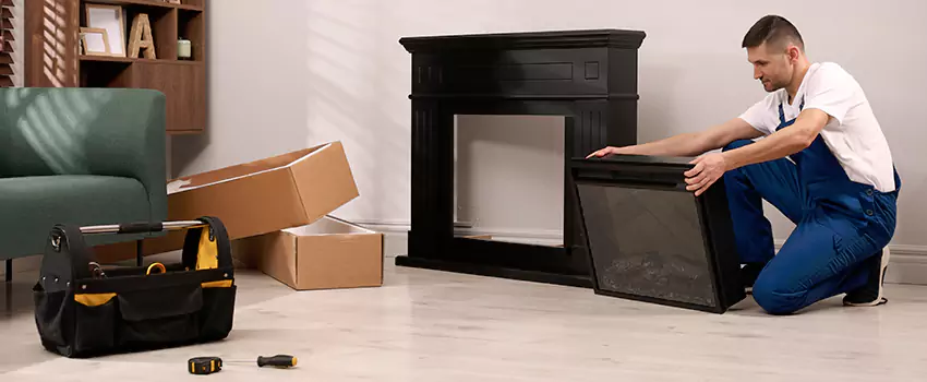 Old Rusted Metal Fireplace Repair And Replacement in Fair Oaks, CA